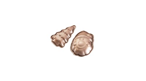 Berlinger Haus Metallic Rosegold Line 2 db-os karácsonyi sütőforma készlet