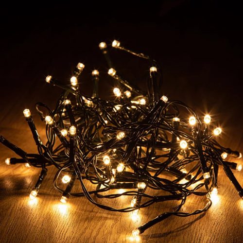Kültéri LED Fényfüzér, 5000 cm, 1000 db Meleg fehér LED