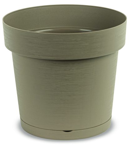Melrose műanyag kerti virágcserép alátéttel 16 cm