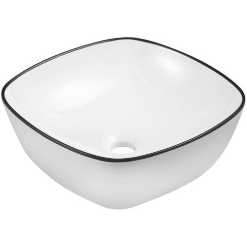 KR-650 WH/BL kerámia design mosdó