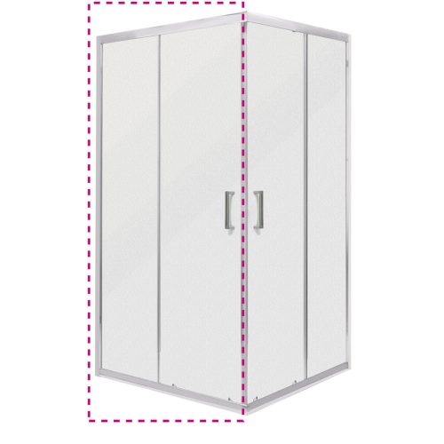 MALIBU SQ 100 ELEMENT zuhanyajtó